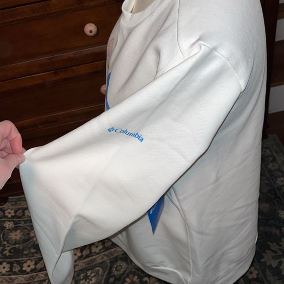 NWT Columbia White Crewneck Sweatshirt - Picture 5 of 5